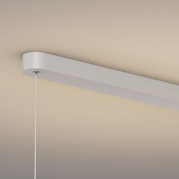 Modern Minimalist Acrylic Island Light Linear 1-Light Hanging Lamp for Dining Room