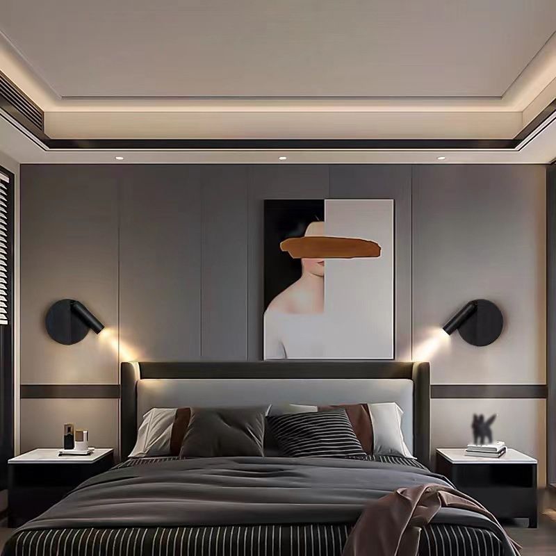 Simplicity Cylinder Sconce Lights Metal 1 Light Wall Sconces