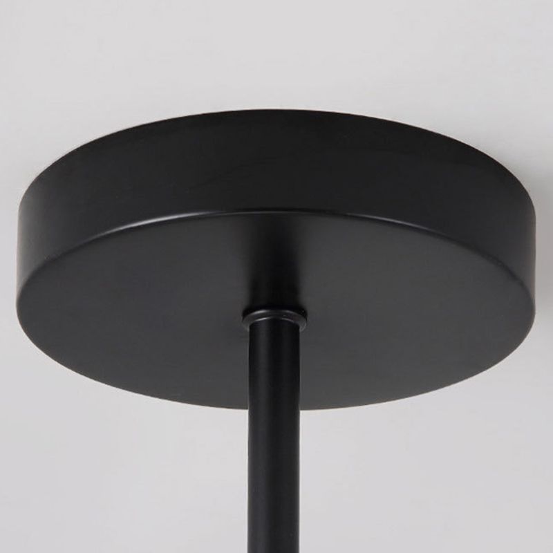 Chandelier en forme de Spoutnik en forme de lampe de caoutchouc nordique