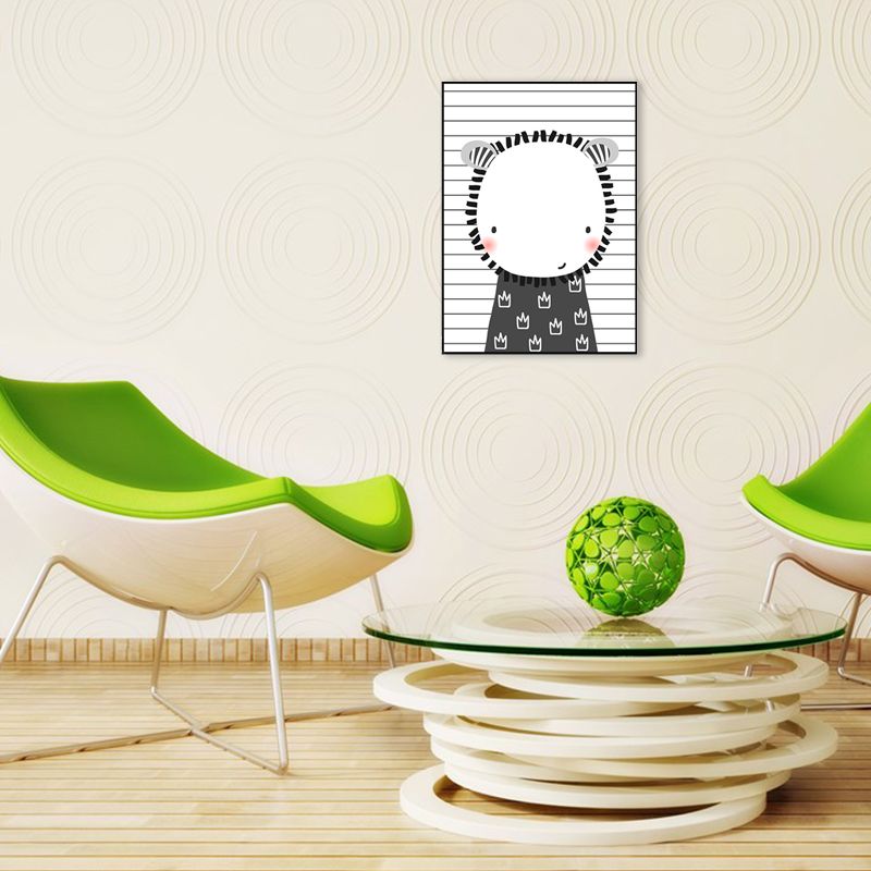 Cartoon Animals Painting Children's Art Canvas Wall Art Decor, Multiple Sizes Options