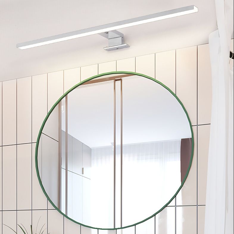 Elongated Vanity Light Fixtures Modern Simplicity Aluminium Wall Mount Lamp for Bathroom