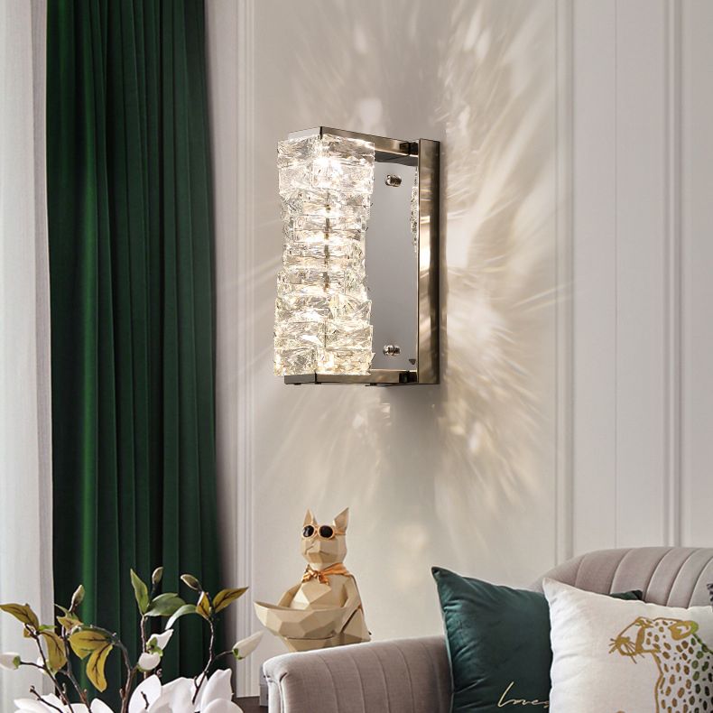 Tombra geométrica Multi-luces Medro de pared Moderna Moder de montura de pared de la pared en plata