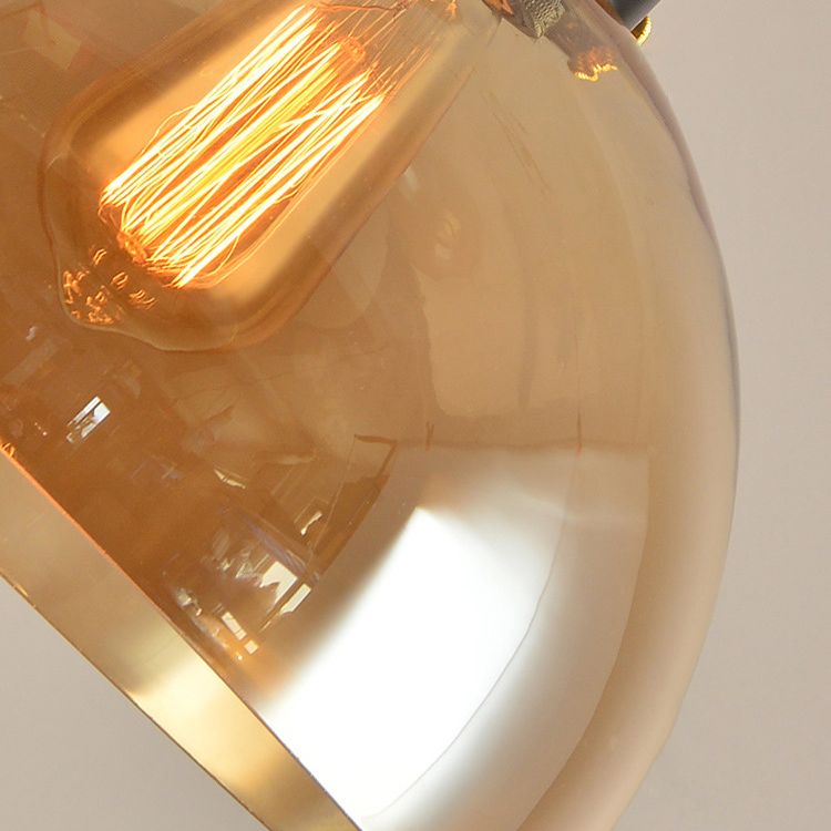 Dachbodenstil Schattierter Anhänger Beleuchtung Fixierglas Hanging Leuchte für Esszimmer
