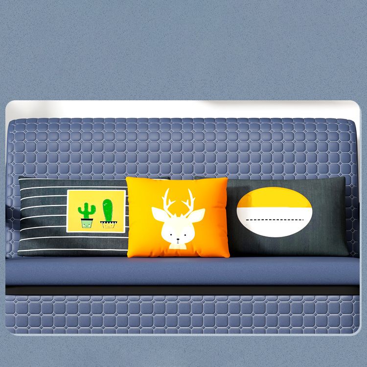 Pillow Included Sofa Futon Cushion Back Round Arms Futon Sleeper Sofa