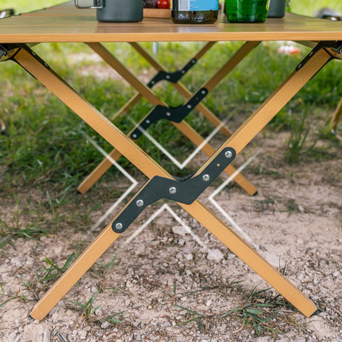 Modern Foldable Camping Table Rectangle Waterproof Camping Table