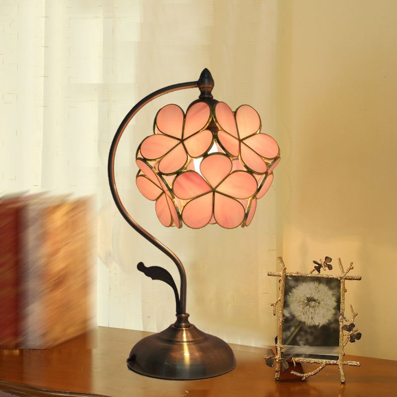 Bloementafel licht eenvoud stijl metalen nachttafellamp voor slaapkamer