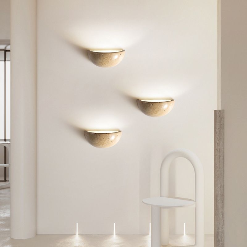 Contemporary Wall Light Fixture Marble Wall Light Sconce for Bedroom