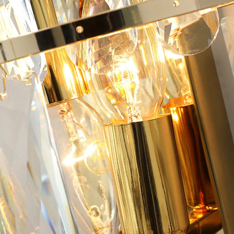 Crystal Shade Wall Light Fixture Modern Wall Light Sconce for Bedroom