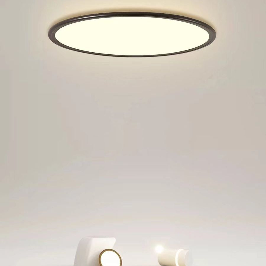 Luminaires encastrés circulaires à 1 lumière à montage en aluminium de style moderne