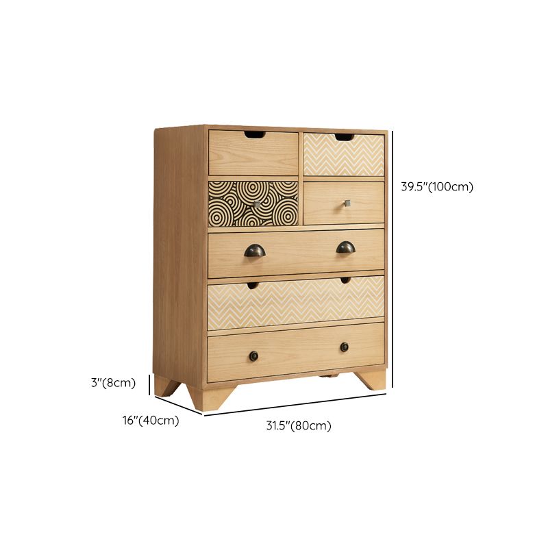 Modern Style Dining Server Antique Finish Sideboard Table with Drawers