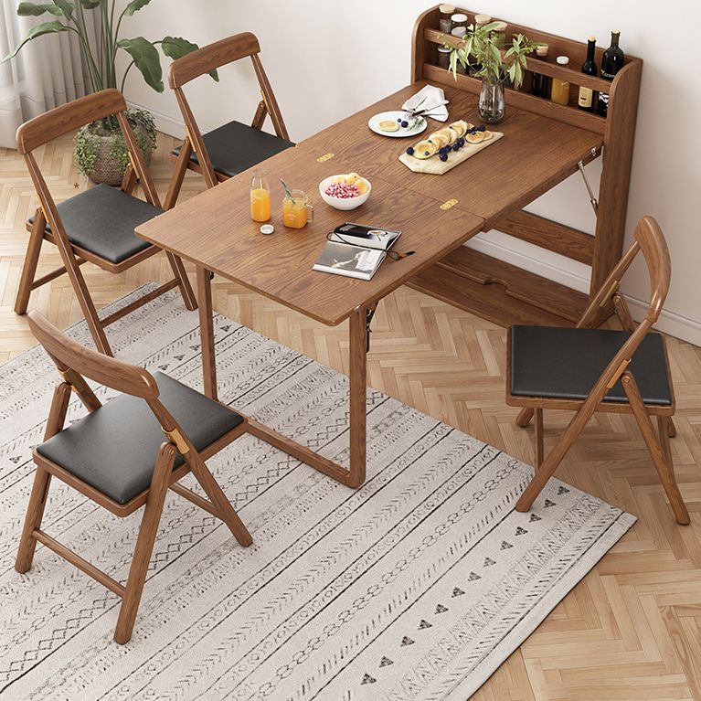 Mid-Century Rectangle Dining Site Table Solid Wood Dining Room Home Furniture