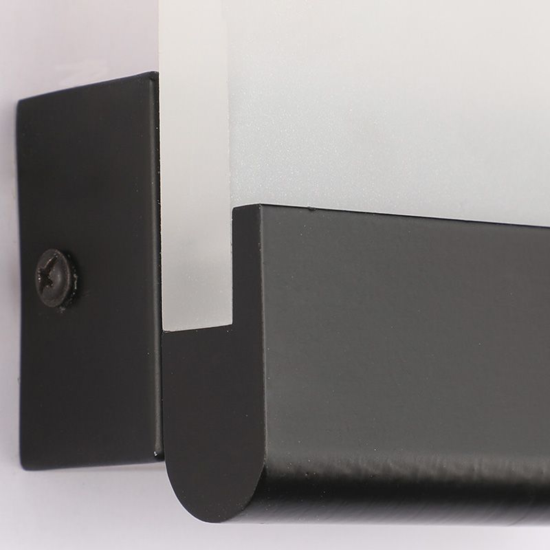 Accesorios de iluminación negro de 6w de lámpara contemporánea para sala de estar de dormitorio