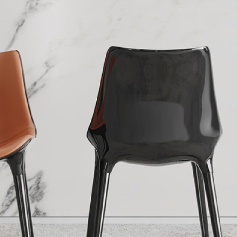 Contemporary Style Chair Metal Dining Room Chair for Dining Room
