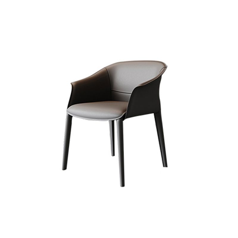 Arms Included Barrel Chair Barrel Sloped Arm Accent Chair with Legs