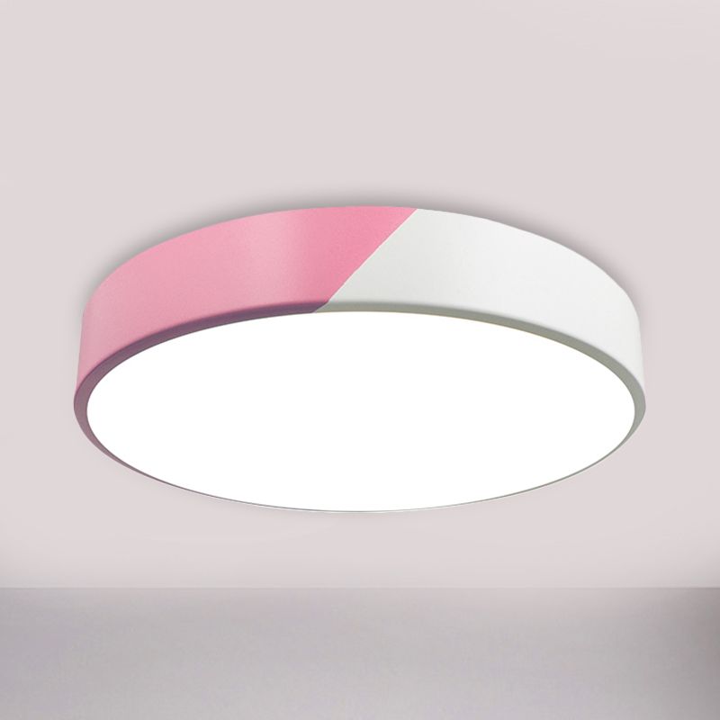 Plafonnier rond en acrylique au Design nordique, panneau mince, plafonnier pour salle à manger