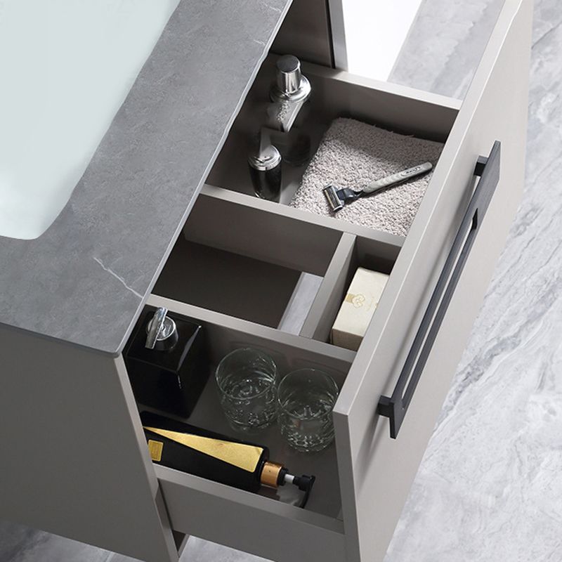 Gorgeous Vanity Sink Wooden Wall-Mounted Standard Vanity Cabinet with Mirror Cabinet