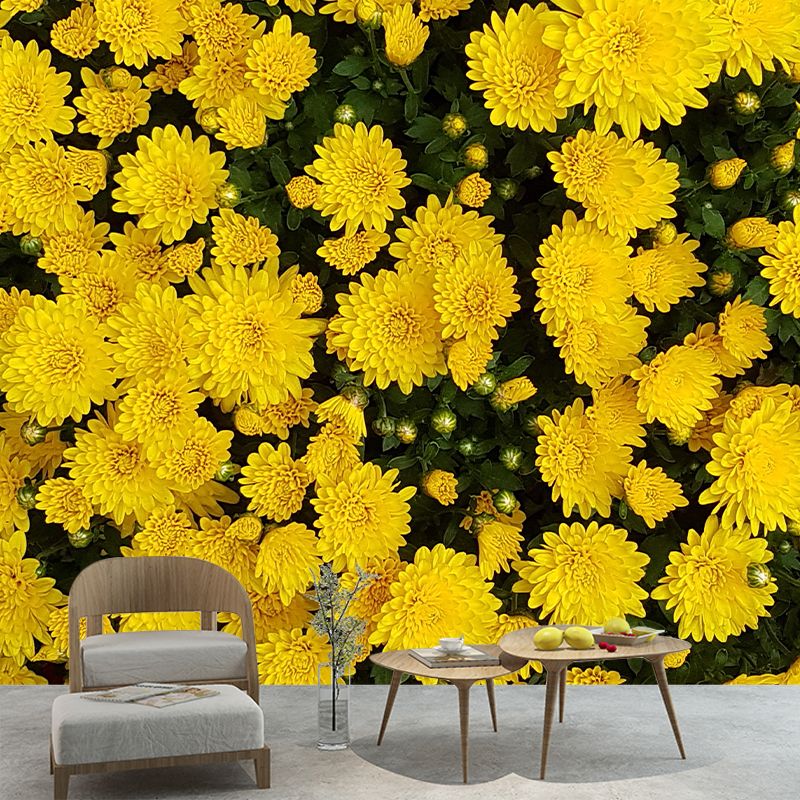 Photography Flower Mural Mildew Resistant Wallpaper Sleeping Room Wall Mural