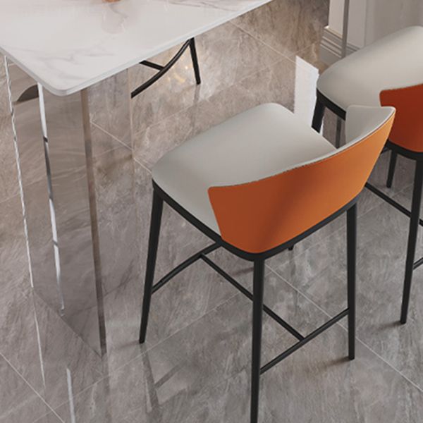 Contemporary Style Stone Bar Table Standard Height Bistro Pub Table