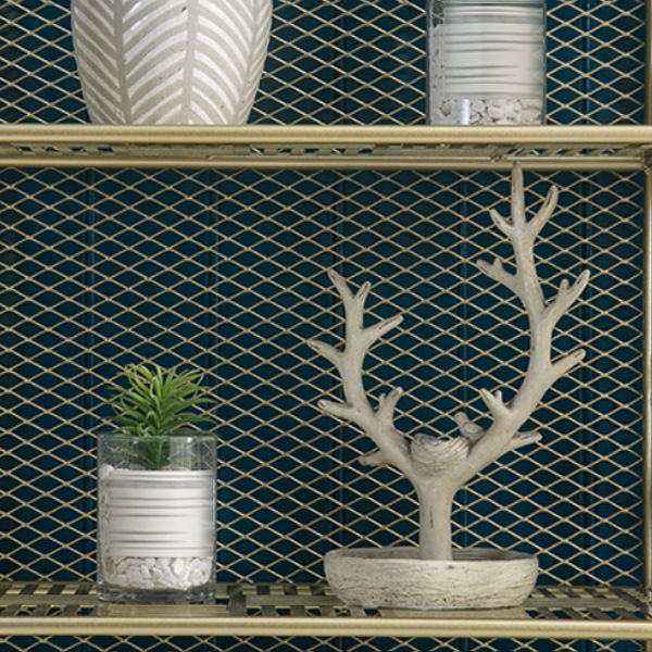 Scandinavian Style Standard Bookcase Metal Closed Back Book Shelf