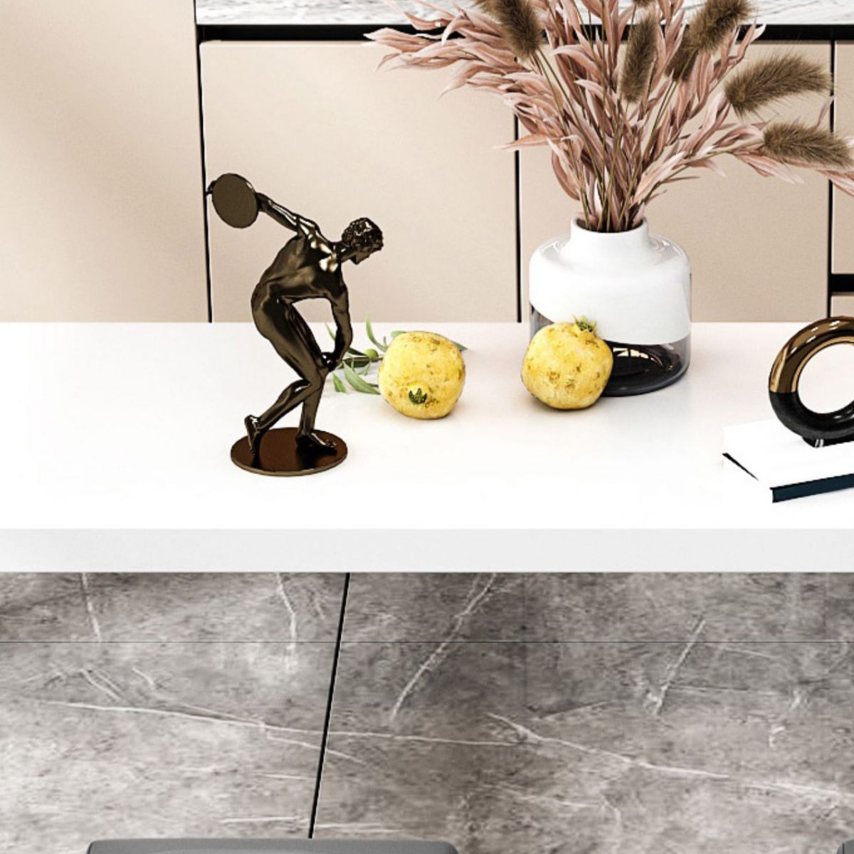 Industrial 1/3/4/5 Pieces Bar Table Set Rectangle Wood Counter Table with High Stools