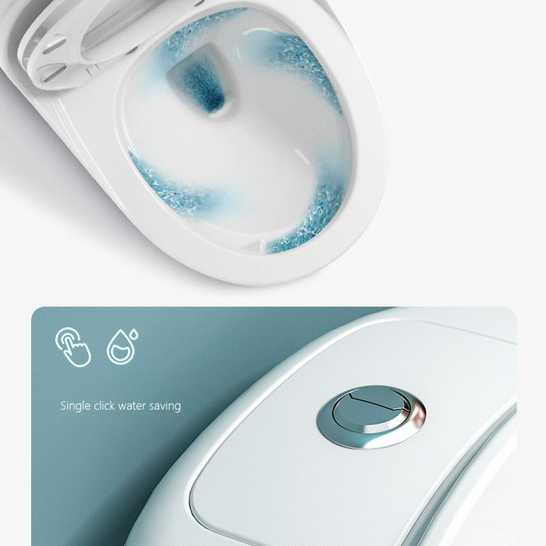 Contemporary One Piece Flush Toilet Floor Mounted Urine Toilet for Bathroom