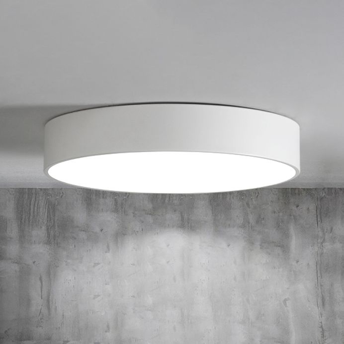 Round Flush Mount Ceiling Lamp Fixture Minimalist-Style LED Metal Ceiling Mount Lighting