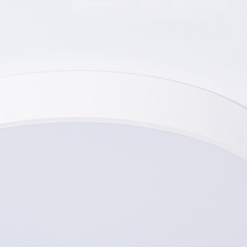 Soporte De Iluminación De Techo De Montaje De Tambor Acrílico De Estilo Moderno 1-Luces De Techo De Descarga Led De Luz