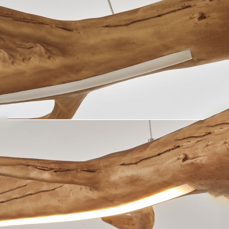 Lustre moderne île japonaise Lumières de lustre en acrylique pour la salle de thé