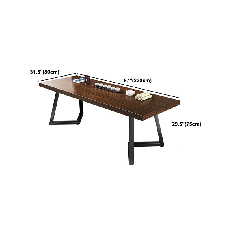 Industrial Style Rectangle Table Set 1/2/6/7 Pieces Dining Set for Kitchen