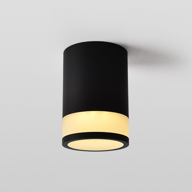 Lampada da incasso a forma di cilindro nordico Lampada da incasso a LED per soggiorno in acrilico