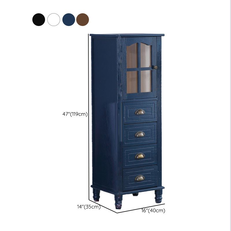 Wooden Storage Chest Dresser American Traditional Dresser with Drawers