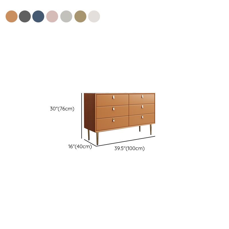 15.6-inch W Classic Glam Dresser Stone Storage Chest Dresser