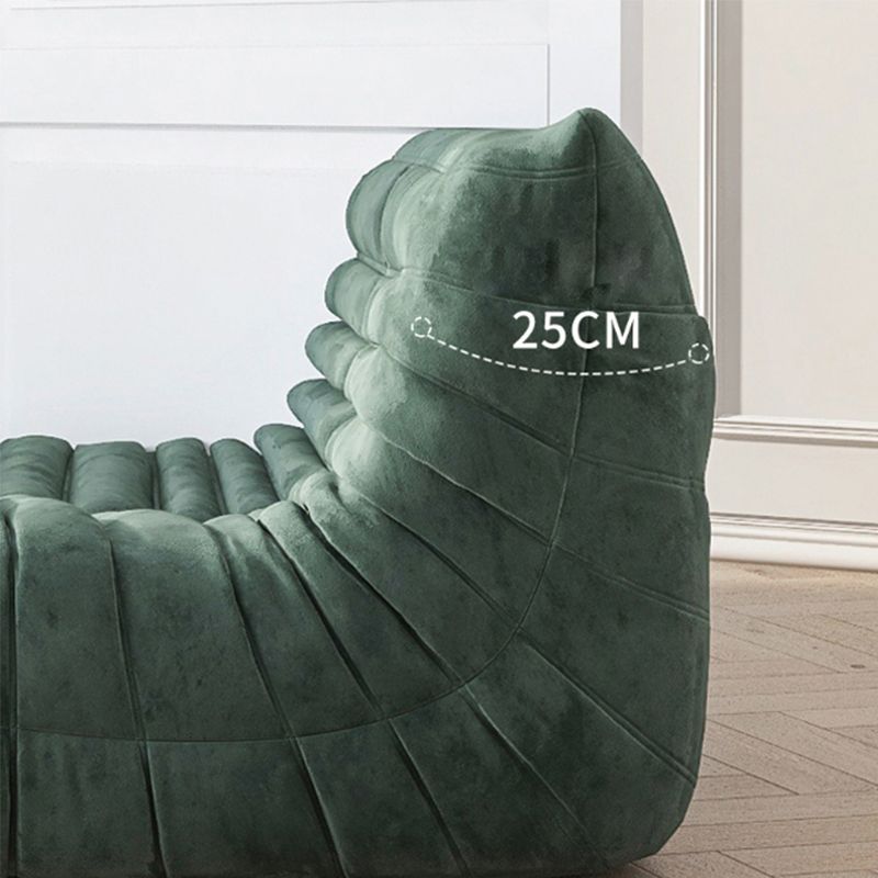 Nordic Armless Tight Back Living Room Reclining Lounge Accent Chair