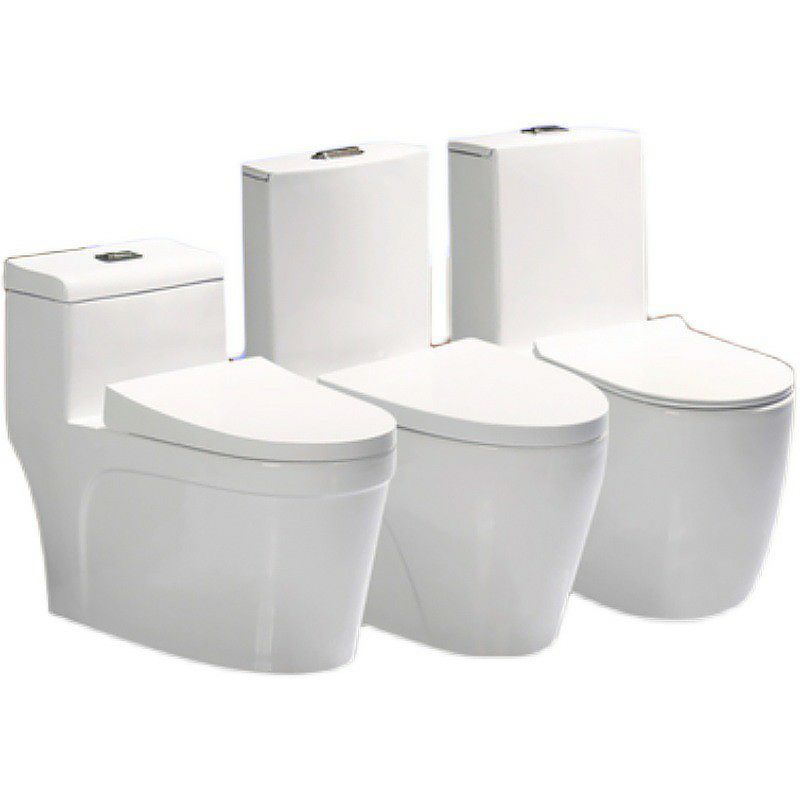 Contemporary One Piece Flush Toilet White Urine Toilet for Bathroom