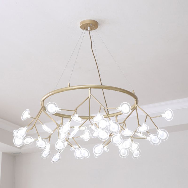 Sputnik Firefly Chandelier Lighting Minimalist Acrylic Living Room LED Pendant Light
