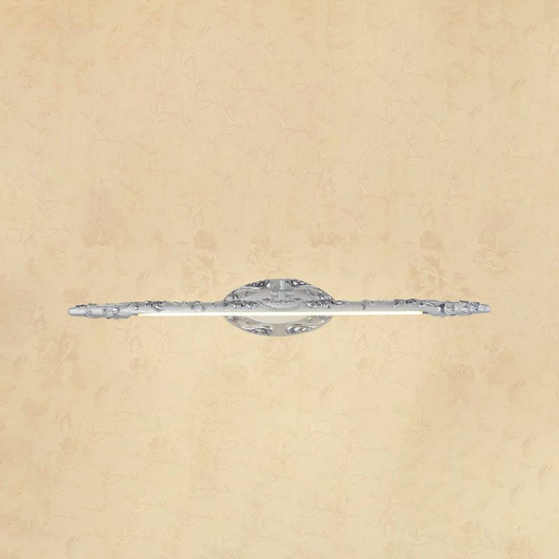 Traditional Carved Vanity Wall Light Adjustable Resin LED Sconce Light