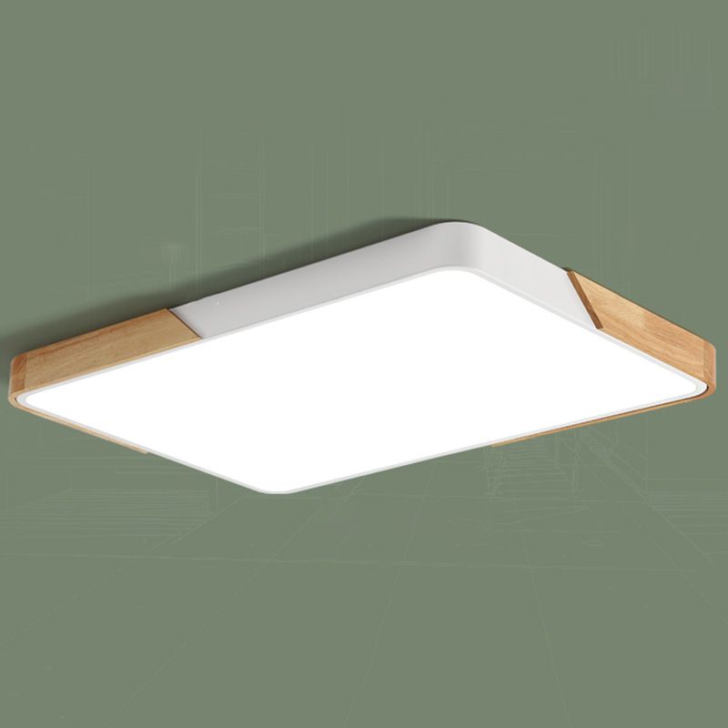 Plafonnier LED de Style macaron moderne, luminaire de plafond géométrique en fer pour chambre à coucher