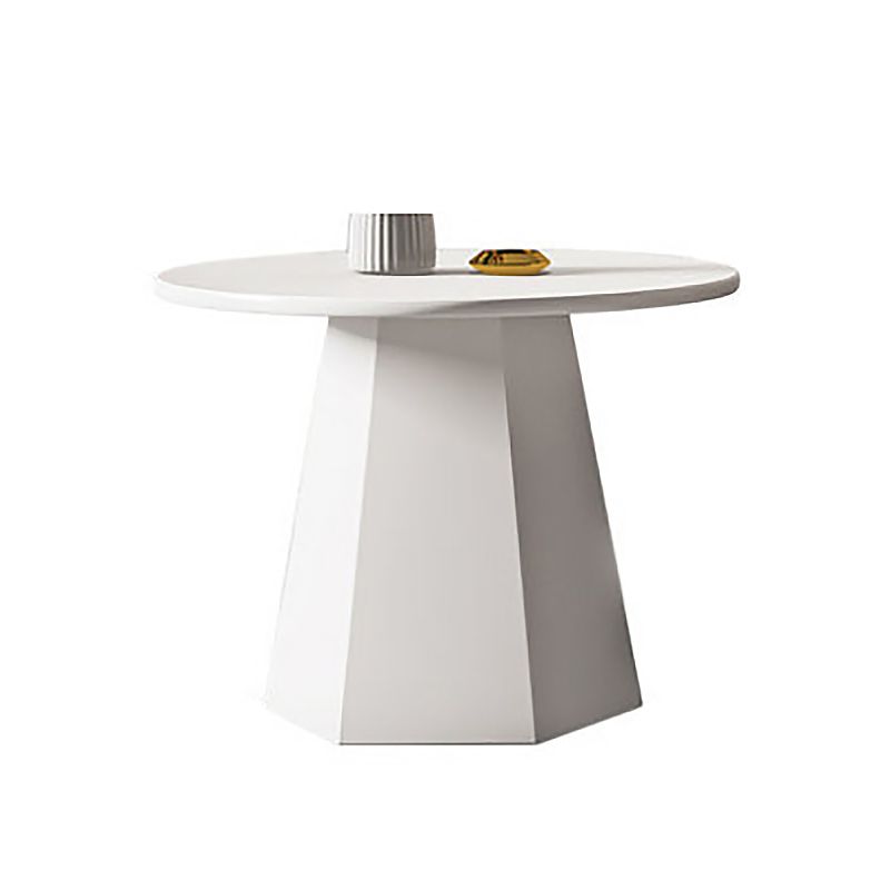 Iron Geometric Coffee Table Round Coffee Table for Living Room