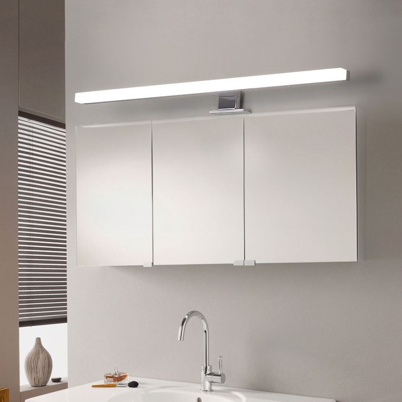 Contemporary Minimalism Linear Makeup Mirror Light Aluminum Alloy Wall Mount LED Vanity Light