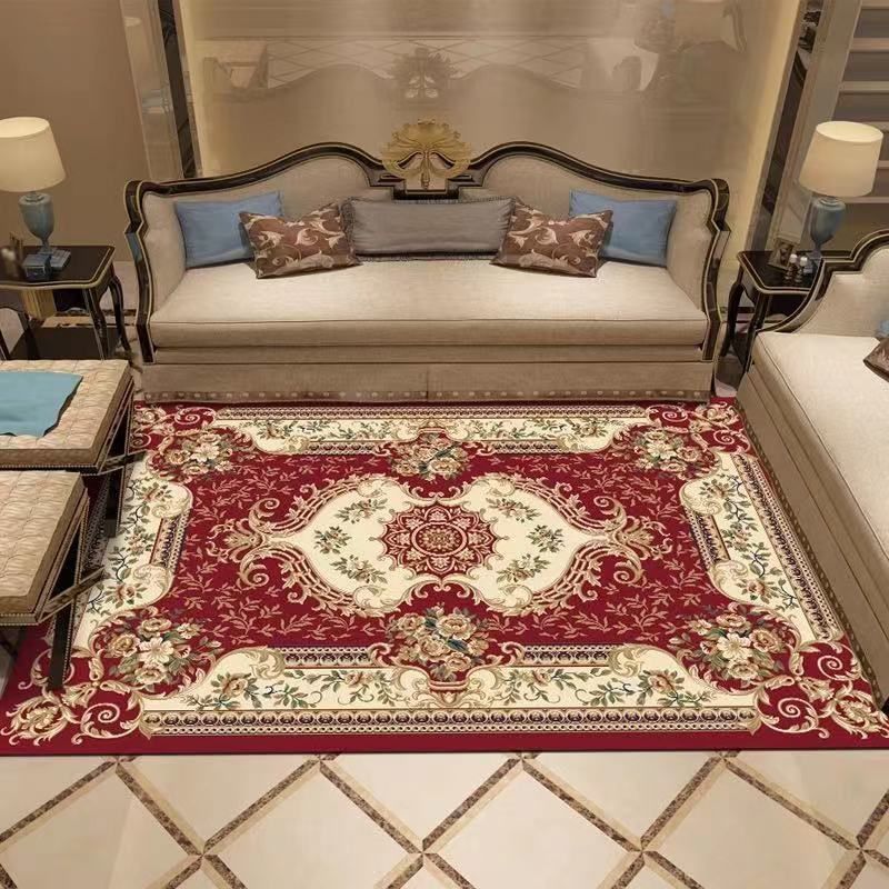 Vintage woonkamer tapijt Anrique Patroon Polyester Area Rug vlekbestendig Tapijt