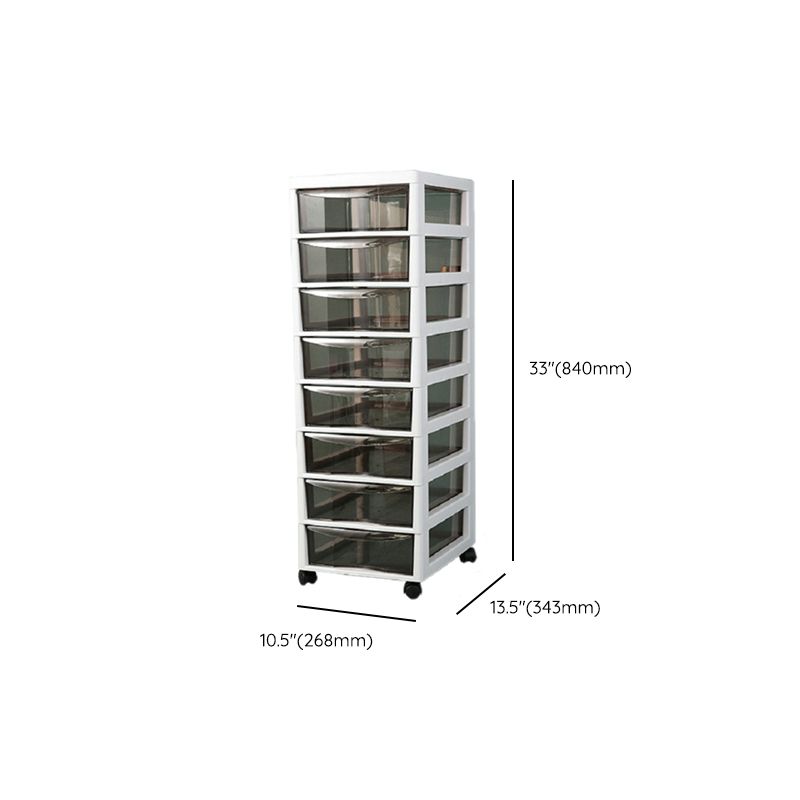 Modern Acrylic File Cabinet Plastic Acrylic File Cabinet with Wheels