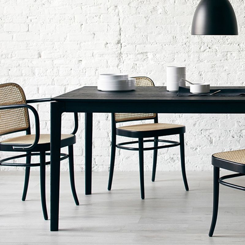 Pine Massivholz 4-Fuß Möbel Einfachheitstil Esstisch für Zuhause