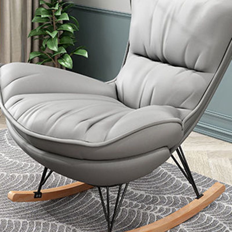 Nordic Family Rocking Chair Living Room Balcony Siesta Single Sofa Chair