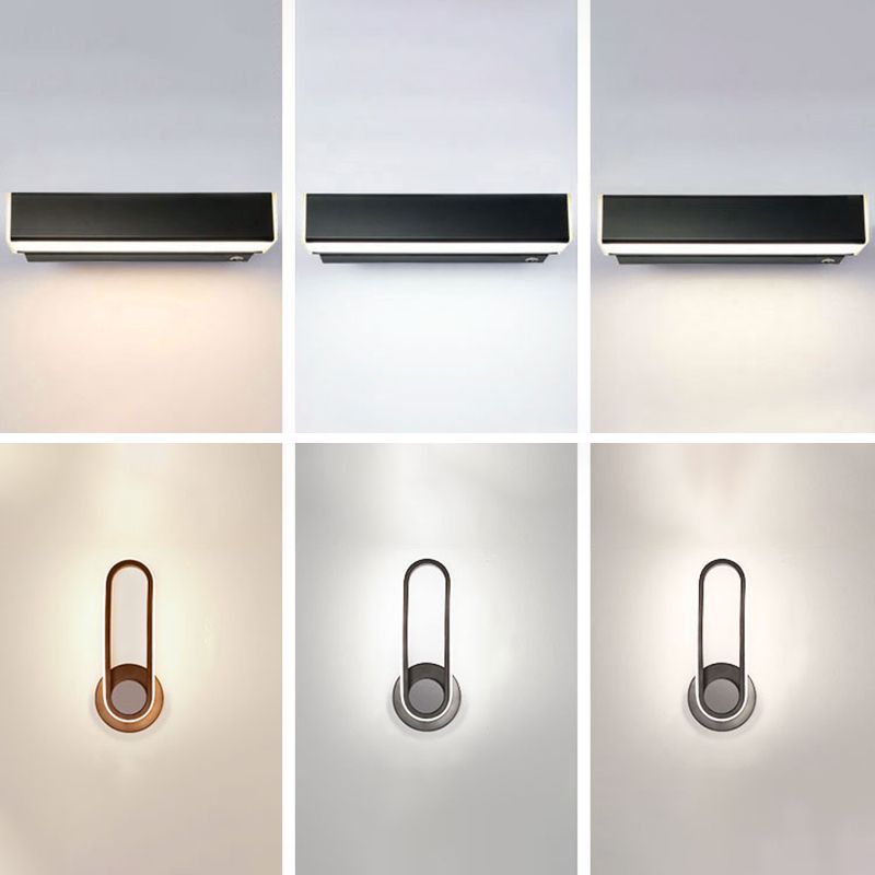 Metal Wall Lights Modern Style 1 Light Wall Sconce for Living Room