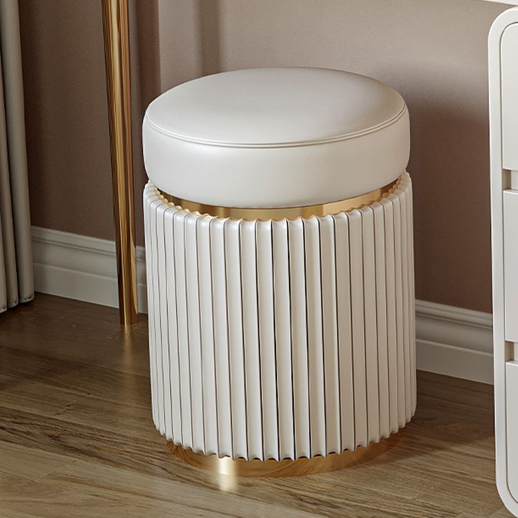 White Solid Wood Makeup Vanity Desk Bedroom Vanity Dressing Table Set