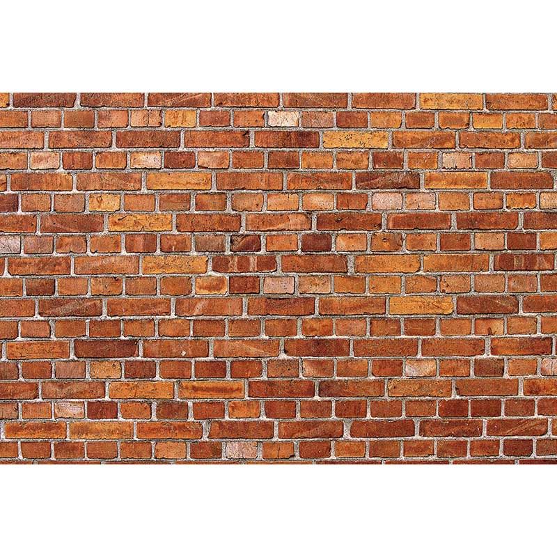 Brick Wall Background Stain Resistant Wall Murals for Restaurant, Personalized