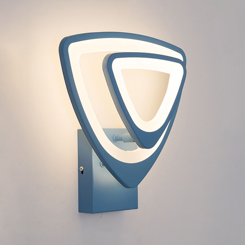 Contemporary Style Geometric Wall Lighting Ideas Metal 2 Lights Wall Lamps