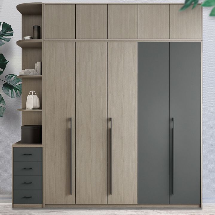 Manufactured Wood Storage Cabinet Modern Cabinet with Hinged Doors