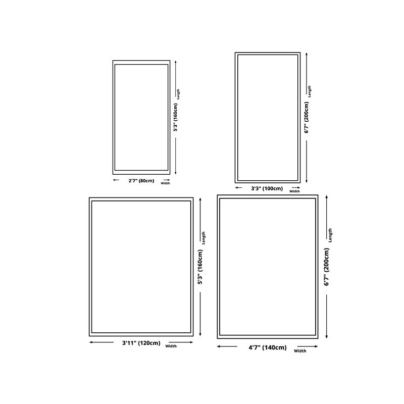 Villus Solid Color Rug Living Room Rectangle Shape Carpet Polyester Washable Area Rug