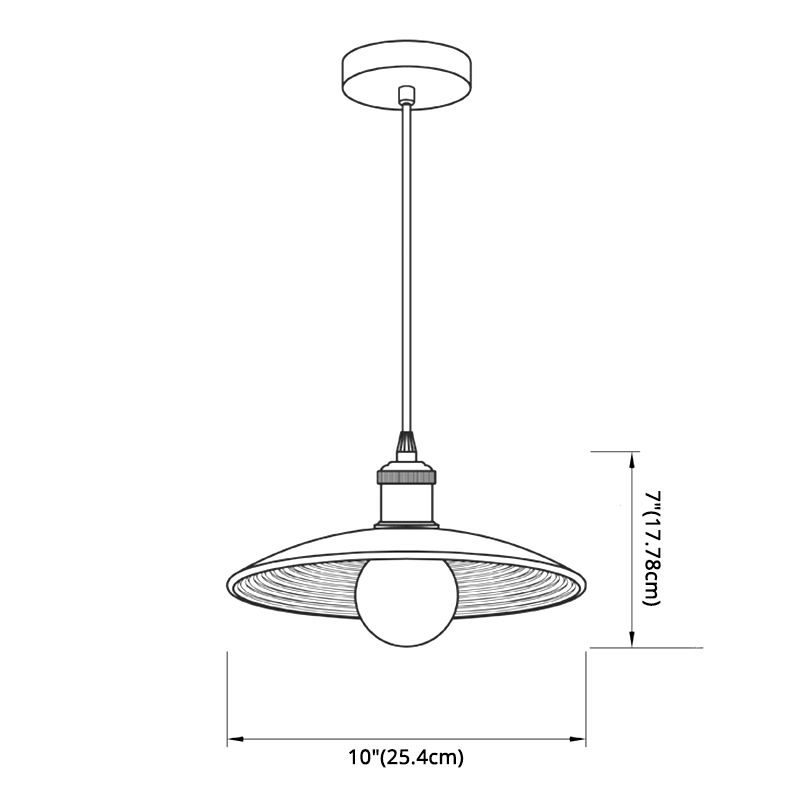Untertassen -Form der Deckendeckel Anhänger Lampe Holz 1 Glühbirne Einfachheit hängend Licht hängen